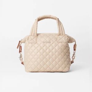 MZ Wallace small Sutton Crossbody Bag in Cream with duster